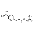 CAS#: 957066-08-9, {4-[3-(2-Acetylhydrazino)-3-oxopropyl]phenyl}boronic acid