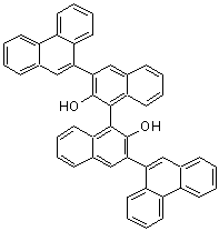 CAS#: 957111-25-0, 3,3'-Di(9-phenanthryl)-1,1'-binaphthalene-2,2'-diol