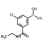 CAS 登录号：957120-49-9， [3-氯-5-(乙基氨基甲酰)苯基]硼酸