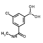 CAS#: 957120-51-3, [3-Chloro-5-(methylcarbamoyl)phenyl]boronic acid