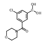 CAS#: 957120-55-7, [3-Chloro-5-(4-morpholinylcarbonyl)phenyl]boronic acid