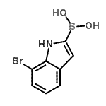 CAS#: 957120-89-7, (7-Bromo-1H-indol-2-yl)boronic acid