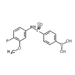 CAS#: 957120-99-9, {4-[(4-Fluoro-3-methoxyphenyl)sulfamoyl]phenyl}boronic acid