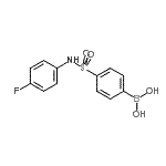 CAS 登录号：957121-13-0， {4-[(4-氟苯基)氨基磺酰基]苯基}硼酸