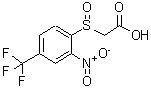 CAS#: 957372-02-0, {[2-Nitro-4-(trifluoromethyl)phenyl]sulfinyl}acetic acid