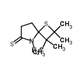 CAS 登录号：95765-62-1， 2,2,3,3,5-五甲基-1-硫杂-5-氮杂螺[3.4]辛烷-6-硫酮