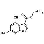 CAS 登录号：959015-28-2， 乙基2,4-二甲基咪唑并[1,5-a]嘧啶-6-羧酸酯