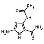 CAS 登录号：959033-09-1， 4-乙酰氨基-2-氨基-1H-咪唑-5-甲酰胺
