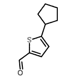 CAS#: 959236-99-8, 5-Cyclopentyl-2-thiophenecarbaldehyde