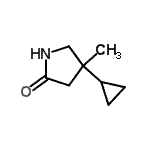 CAS#: 959240-08-5, 4-Cyclopropyl-4-methyl-2-pyrrolidinone