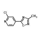 CAS#: 959240-51-8, 2-Chloro-4-(3-methyl-1,2,4-oxadiazol-5-yl)pyridine