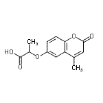 CAS#: 96078-22-7, 2-[(4-Methyl-2-oxo-2H-chromen-6-yl)oxy]propanoic acid