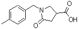 CAS#: 96449-91-1, 1-(4-Methylbenzyl)-5-oxo-3-pyrrolidinecarboxylic acid