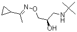 CAS#: 96479-87-7, [R-(E)]-1-Cyclopropyl-Ethanone O-[3-[(1,1-Dimethylethyl)Amino]-2-Hydroxypropyl]Oxime