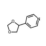 CAS#: 96517-54-3, 4-(1,3-Dioxolan-4-yl)pyridine