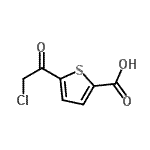 CAS#: 96543-77-0, 5-(Chloroacetyl)-2-thiophenecarboxylic acid
