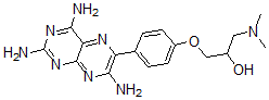 CAS#: 96558-24-6, 1-Dimethylamino-3-[4-(2,4,7-Triaminopteridin-6-Yl)Phenoxy]Propan-2-Ol