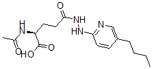 CAS 登录号：96558-25-7， N-乙酰基谷氨酸-N-(N(2)-(5-正丁基-2-吡啶基)酰肼)