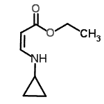 CAS#: 96568-08-0, Ethyl (2Z)-3-(cyclopropylamino)acrylate