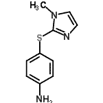 CAS#: 96591-94-5, 4-[(1-Methyl-1H-imidazol-2-yl)sulfanyl]aniline