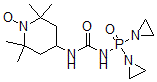 CAS 登录号：96662-64-5， N,N,N',N'-双(1,2-乙烷二基)-N''-(1-氧基-2,2,6,6-四甲基-4-哌啶基氨基羰基)磷酸三酰胺
