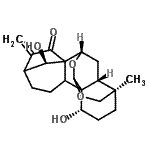 CAS#: 96685-01-7, (1alpha,5beta,7beta,9xi,10xi,14R)-1,14-Dihydroxy-7,20:18,20-diepoxykaur-16-en-15-one