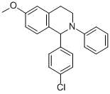 CAS#: 96719-61-8, Isoquinoline, 1,2,3,4-Tetrahydro-1-(4-Chlorophenyl)-6-Methoxy-2-Phenyl -