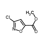CAS#: 96735-12-5, Methyl 3-chloro-1,2-oxazole-5-carboxylate