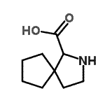 CAS#: 96798-55-9, 2-Azaspiro[4.4]nonane-1-carboxylic acid