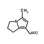 CAS#: 97073-07-9, 5-Methyl-2,3-dihydro-1H-pyrrolizine-7-carbaldehyde
