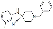 CAS 登录号:972-18-9, 1-苄基-4-(间甲苯氨基)哌啶-4-甲腈