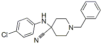 CAS#: 972-20-3, 1-Benzyl-4-[(4-chlorophenyl)amino]piperidine-4-carbonitrile