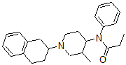 CAS 登录号:97220-08-1, N-(3-甲基-1-(2-(1,2,3,4-四氢)萘基)-4-哌啶基)-N-苯丙酰胺