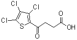 CAS 登录号：97268-15-0， 4-氧代-4-(3,4,5-三氯-2-噻吩基)丁酸