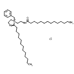 CAS#: 97337-77-4, N-[2-(1-benzyl-2-tridecyl-4,5-dihydroimidazol-1-ium-1-yl)ethyl]tetradecanamide chloride