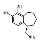 CAS#: 97352-37-9, 5-(Aminomethyl)-6,7,8,9-tetrahydro-5H-benzo[7]annulene-1,2-diol