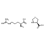 CAS#: 97358-56-0, (2S)-2-amino-5-guanidino-pentanoic acid; (4R)-thiazolidine-4-carboxylic acid