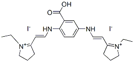CAS#: 97403-82-2, 5,5-((2-Carboxy-p-Phenylene)Bis(Iminovinylene))Bis(1-Ethyl-3,4-Dihydro-2H-Pyrrolium) Diiodide