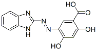CAS 登录号：97420-57-0， 2,4-二羟基-5-(2-苯并咪唑基偶氮)苯甲酸