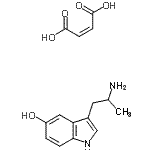 CAS#: 97469-12-0, 3-(2-Aminopropyl)-1H-indol-5-ol (2Z)-2-butenedioate (1:1)