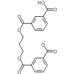 CAS#: 97552-48-2, 3-({3-[(3-Carboxybenzoyl)oxy]propoxy}carbonyl)benzoate