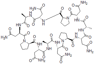 CAS 登录号:97557-30-7, (天冬氨酰胺酰-甘氨酰-天冬氨酰胺酰-脯氨酸)3