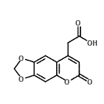 CAS#: 97744-77-9, (6-Oxo-6H-[1,3]dioxolo[4,5-g]chromen-8-yl)acetic acid