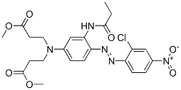 CAS#: 97890-01-2, Methyl N-[4-[(2-Chloro-4-Nitrophenyl)Azo]-3-[(1-Oxopropyl)Amino]Phenyl]-N-(3-Methoxy-3-Oxopropyl)-beta-Alaninate