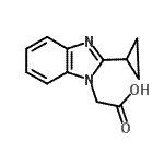 CAS#: 97968-85-9, (2-Cyclopropyl-1H-benzimidazol-1-yl)acetic acid