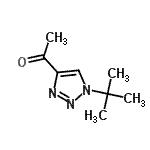 CAS 登录号：98013-37-7， 1-[1-(2-甲基-2-丙基)-1H-1,2,3-三唑-4-基]乙酮