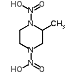 CAS#: 98070-02-1, 2-Methyl-1,4-dinitropiperazine