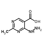 CAS#: 98135-49-0, 4-Hydrazino-2-methyl-5-pyrimidinecarboxylic acid
