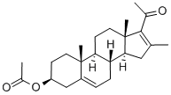 CAS#: 982-06-9, 16-Methyl-20-oxopregna-5,16-dien-3-beta-yl acetate
