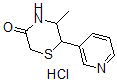 CAS#: 98320-12-8, 5-Methyl-6-(3-pyridyl)thiomorpholin-3-one hydrochloride